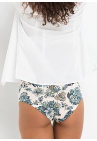 bonprix - Figi maxi (4 pary). Kolor: niebieski. Wzór: nadruk, aplikacja #2