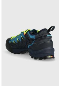 Salewa buty Wildfire Edge męskie kolor niebieski. Zapięcie: sznurówki. Kolor: niebieski. Materiał: materiał, guma. Szerokość cholewki: normalna. Sezon: zima #3