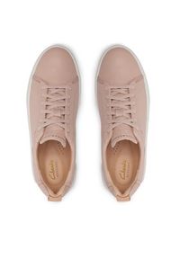 Clarks Sneakersy Hollyhock Walk 26176309 Różowy. Kolor: różowy. Materiał: skóra #5