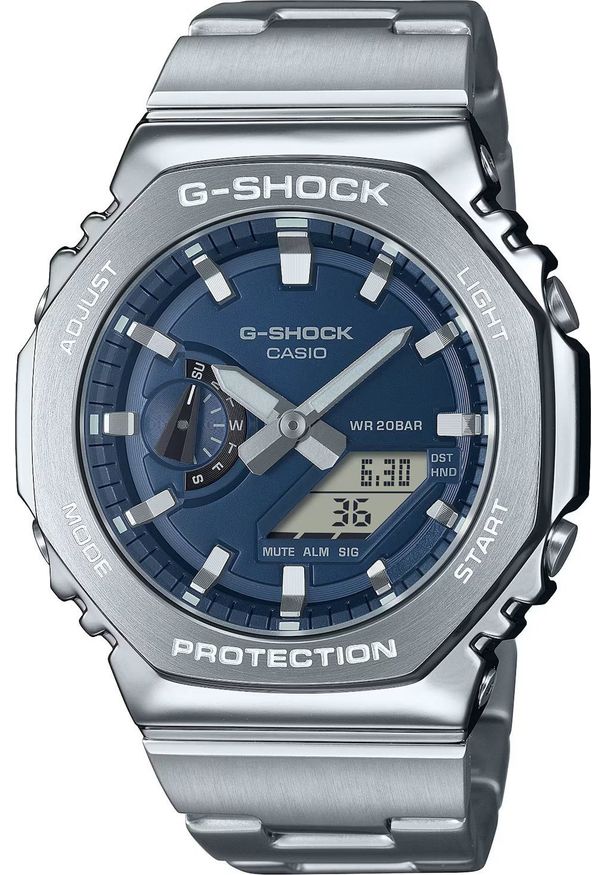 Zegarek G-SHOCK Zegarek Casio G-Shock GM-2110D-2BER G-Steel męski .