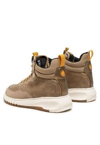 Geox Sneakersy D Aerantis 4X4 B ABX A D26LAA 02233 C3391 Khaki. Kolor: brązowy. Materiał: zamsz, skóra