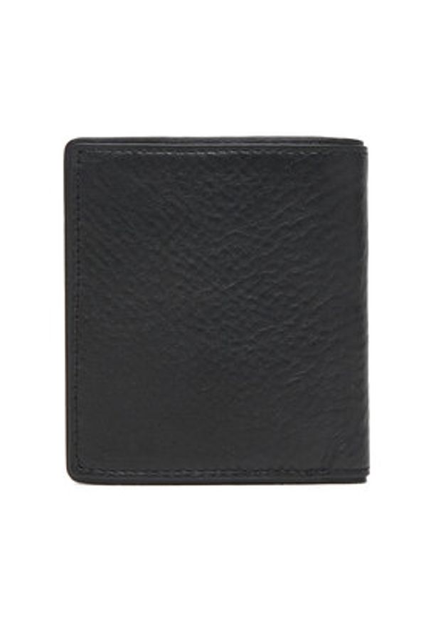 TOMMY HILFIGER - Tommy Hilfiger Portfel Th Corp Trifold AM0AM13742 Czarny. Kolor: czarny. Materiał: skóra