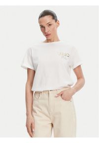 Liu Jo T-Shirt WA5007 JS923 Biały Relaxed Fit. Kolor: biały. Materiał: bawełna