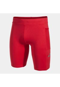 Legginsy Joma Elite X czerwone do biegania. Kolor: czerwony. Materiał: poliamid. Sport: bieganie, fitness #1