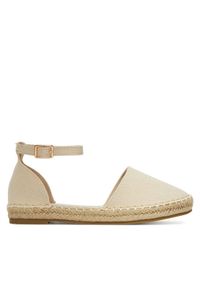 DeeZee Espadryle E8265-6 Beżowy. Kolor: beżowy. Materiał: materiał