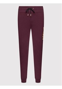 DKNY Sport Spodnie dresowe DP1P2750 Fioletowy Regular Fit. Kolor: fioletowy. Materiał: bawełna, dresówka, syntetyk #5