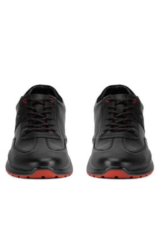 Sergio Bardi Sneakersy MF1647-1Z Czarny. Kolor: czarny. Materiał: skóra