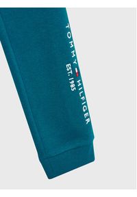 TOMMY HILFIGER - Tommy Hilfiger Spodnie dresowe Essential KG0KG06598 Zielony Slim Fit. Kolor: zielony. Materiał: bawełna