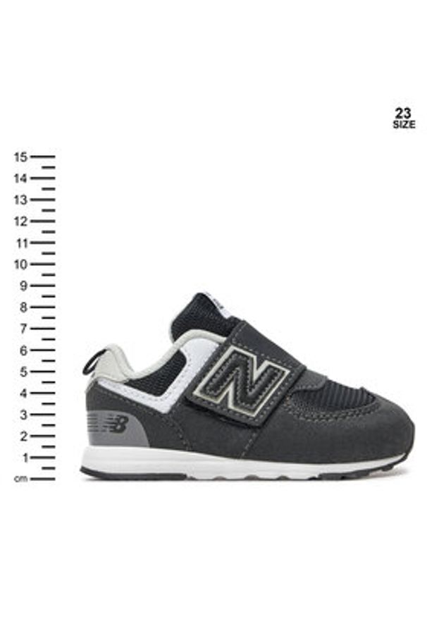 New Balance Sneakersy NW574BK Czarny. Kolor: czarny. Materiał: skóra. Model: New Balance 574