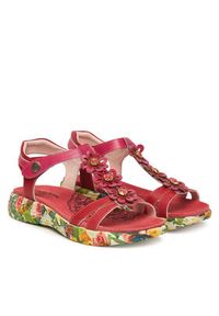 Laura Vita Sandały Sanao 54 Czerwony. Kolor: czerwony. Materiał: skóra #2