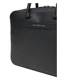 TOMMY HILFIGER - Tommy Hilfiger Torba na laptopa AM0AM13104 Czarny. Kolor: czarny. Materiał: skóra #3