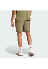 Adidas - adidas Szorty sportowe Essentials Small Logo Chelsea JF1113 Zielony Regular Fit. Kolor: zielony. Materiał: syntetyk. Styl: sportowy #3