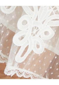 ROCOCO SAND - Biała koronkowa spódnica. Kolor: biały. Materiał: koronka. Wzór: haft, aplikacja #2