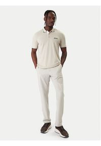 BOSS Polo Paddy Pro 50469102 Beżowy Regular Fit. Typ kołnierza: polo. Kolor: beżowy. Materiał: syntetyk #5