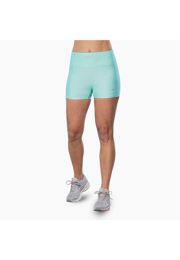 Spodenki damskie Mizuno Impulse Core. Kolor: niebieski. Długość: krótkie