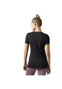 Koszulka sportowa damska Reebok Linear Read Tee. Kolor: czarny. Długość rękawa: krótki rękaw. Długość: krótkie #2