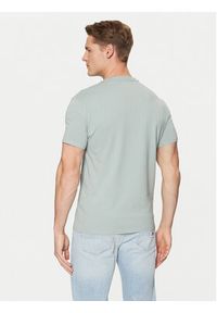 Guess T-Shirt M2YI24 J1314 Błękitny Slim Fit. Kolor: niebieski. Materiał: bawełna
