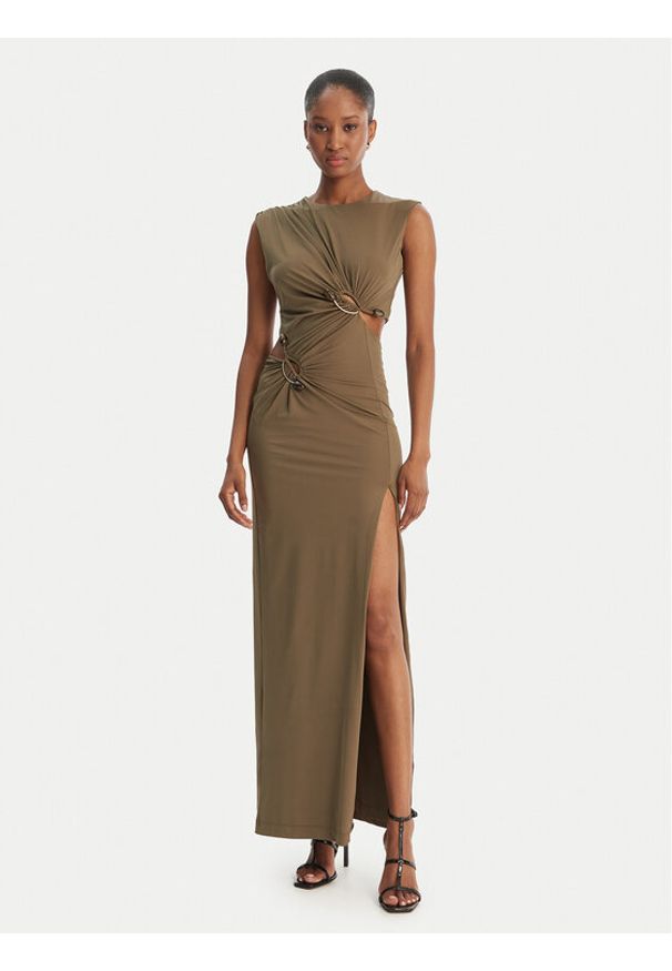 BARDOT - Bardot Sukienka wieczorowa Felix 60289DB Zielony Slim Fit. Kolor: zielony. Materiał: syntetyk. Styl: wizytowy