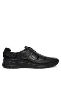 ecco - ECCO Sandały Irving 51176401001 Czarny. Kolor: czarny. Materiał: skóra #1