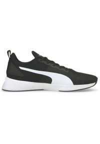 Puma - Buty do biegania męskie PUMA Flyer Runner Mesh. Kolor: biały, czarny, wielokolorowy. Materiał: guma, syntetyk, materiał