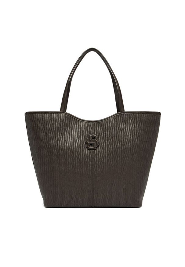 BOSS Torebka 50563192 Brązowy ciemny. Kolor: brązowy. Materiał: skórzane