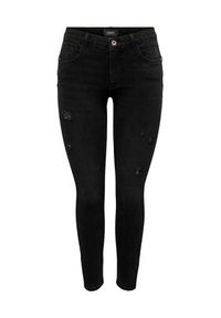 only - ONLY Jeansy 15259128 Czarny Skinny Fit. Kolor: czarny