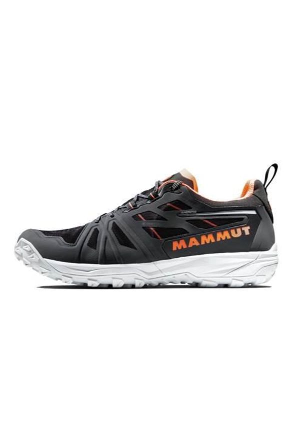 Buty trekkingowe męskie Mammut Saentis Low Gtx. Zapięcie: sznurówki. Kolor: czarny. Materiał: materiał, syntetyk, tkanina. Szerokość cholewki: normalna