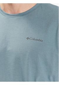 columbia - Columbia T-Shirt Thistletown Hills 1990751 Niebieski Regular Fit. Kolor: niebieski. Materiał: bawełna