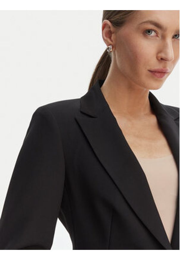 Rinascimento Marynarka CFC0128647003 Czarny Regular Fit. Kolor: czarny. Materiał: syntetyk