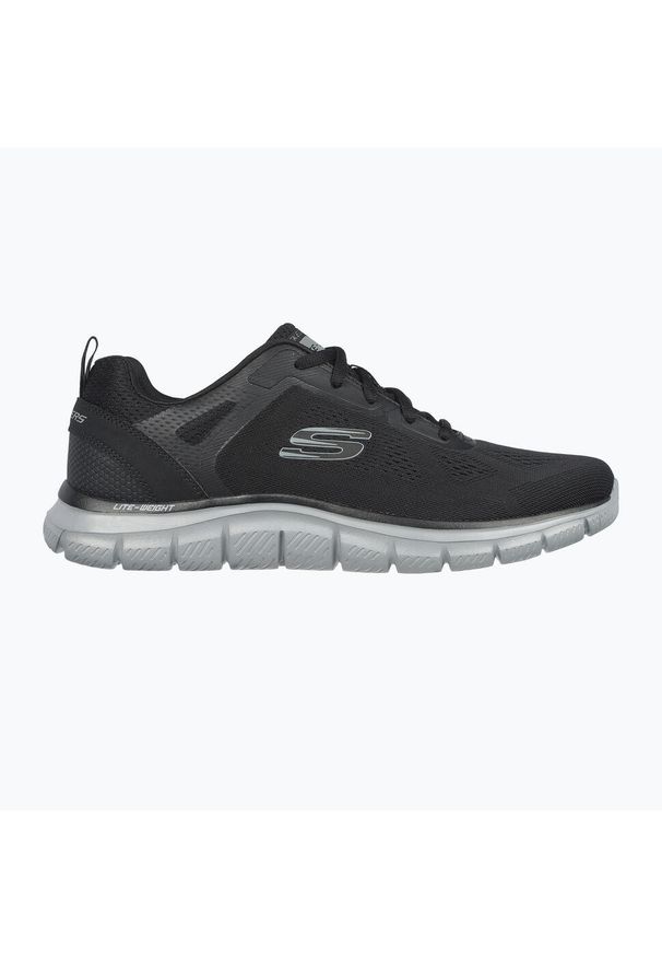 skechers - Buty męskie SKECHERS Track Broadercharcoal. Kolor: czarny