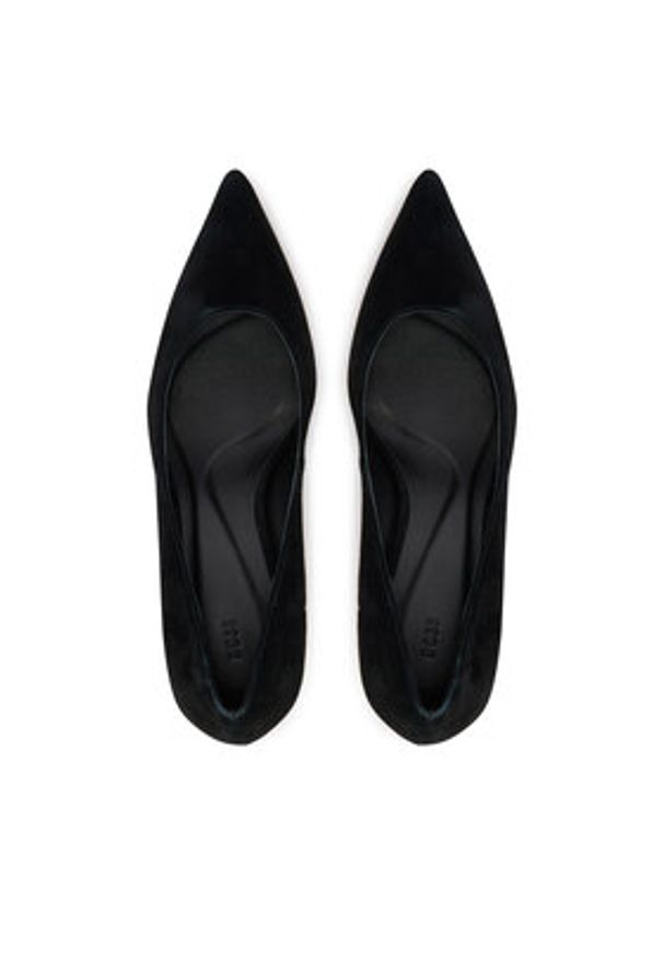 BOSS Szpilki Gracey 50557675 Czarny. Kolor: czarny. Materiał: skóra. Obcas: na szpilce