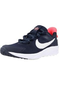 Buty Dziecko Nike Cordon niebieski. Okazja: na co dzień. Kolor: biały, wielokolorowy, różowy, niebieski