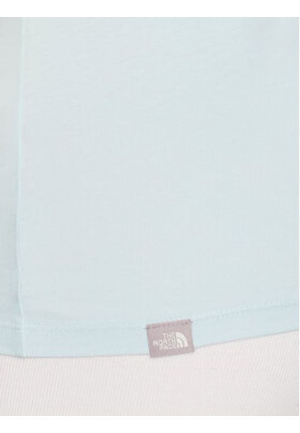 The North Face T-Shirt Easy NF0A4T1Q Niebieski Regular Fit. Kolor: niebieski. Materiał: bawełna