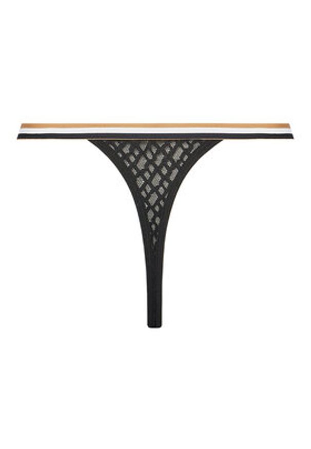 BOSS Komplet 3 par stringów 50545602 Czarny. Kolor: czarny. Materiał: syntetyk