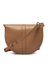 TOMMY HILFIGER - Tommy Hilfiger Torebka Heritage Saddle Bag AW0AW17164 Brązowy. Kolor: brązowy. Materiał: skórzane #3