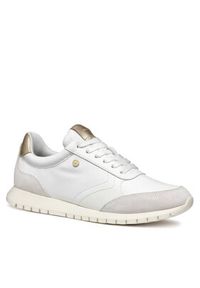 Geox Sneakersy D Sukie 2.0 D55YPC 08520 C1352 Biały. Kolor: biały. Materiał: skóra
