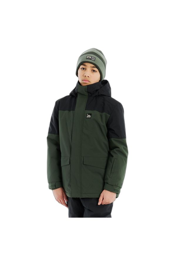 Dziecięca kurtka narciarska Protest Ewan. Kolor: zielony. Sezon: zima. Sport: narciarstwo