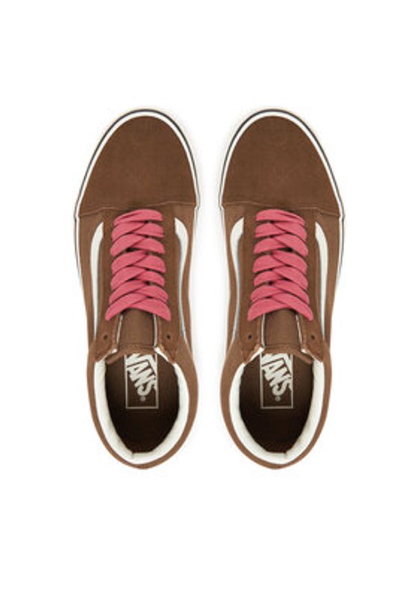 Vans Tenisówki Old Skool VN000D6WRPK1 Brązowy. Kolor: brązowy. Materiał: skóra, zamsz