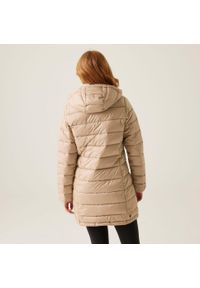 Regatta - Damska wodoodporna kurtka turystyczna Starler z przegrodami. Kolor: beżowy. Materiał: poliester. Sport: turystyka piesza #2