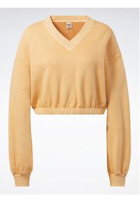 Reebok Bluza Reebok Classics Natural Dye Sweatshirt HS4739 Pomarańczowy Cropped Fit. Kolor: pomarańczowy. Materiał: bawełna #5