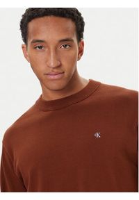 Calvin Klein Jeans Sweter LV04RC309G Czerwony Regular Fit. Kolor: czerwony. Materiał: bawełna #3