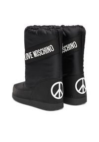Love Moschino - LOVE MOSCHINO Śniegowce JA24032G1NISA000 Czarny. Kolor: czarny. Materiał: materiał