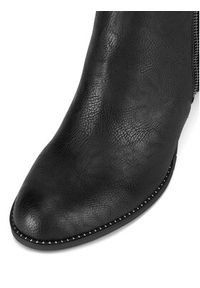 Mustang Botki 1335-501 Czarny. Kolor: czarny. Materiał: materiał #2