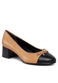 Tory Burch Czółenka 156210 Beżowy. Kolor: beżowy. Materiał: skóra #6