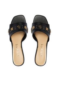 Guess Klapki FLJGAU ELE03 Czarny. Kolor: czarny. Materiał: skóra #5