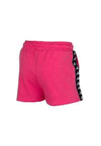 Spodenki treningowe damskie Kappa Irisha. Kolor: różowy. Materiał: bawełna. Sport: fitness