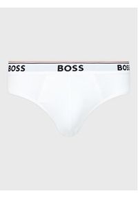 BOSS - Boss Komplet 3 par slipów Power 50475273 Biały. Kolor: biały. Materiał: bawełna #4
