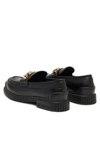 Love Moschino - LOVE MOSCHINO Loafersy JA10023G1PIA0000 Czarny. Kolor: czarny. Materiał: skóra #3