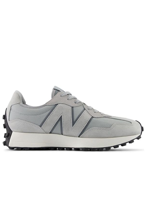 Buty unisex New Balance U327SWA - szare. Okazja: na co dzień. Zapięcie: sznurówki. Kolor: szary. Materiał: skóra, guma. Szerokość cholewki: normalna