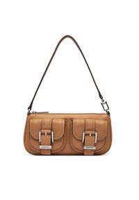 MICHAEL Michael Kors Torebka Zoe 32S5SZCU1L Brązowy. Kolor: brązowy. Materiał: skórzane #3